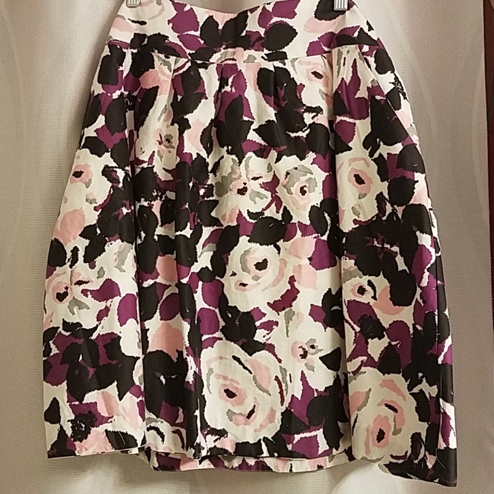 Floral Print Skirt